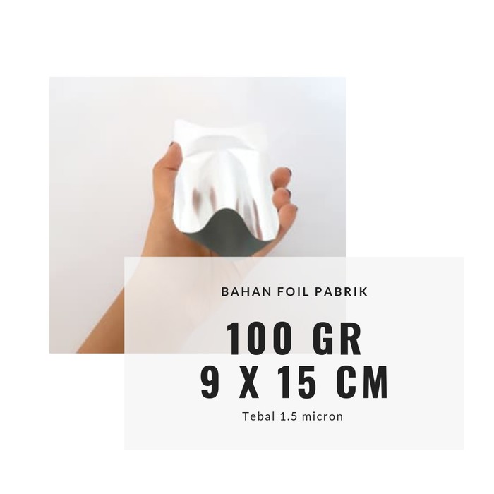 Plastik Aluminium Sealer / Jual Foil / Jual Aluminium Foil 100 gr