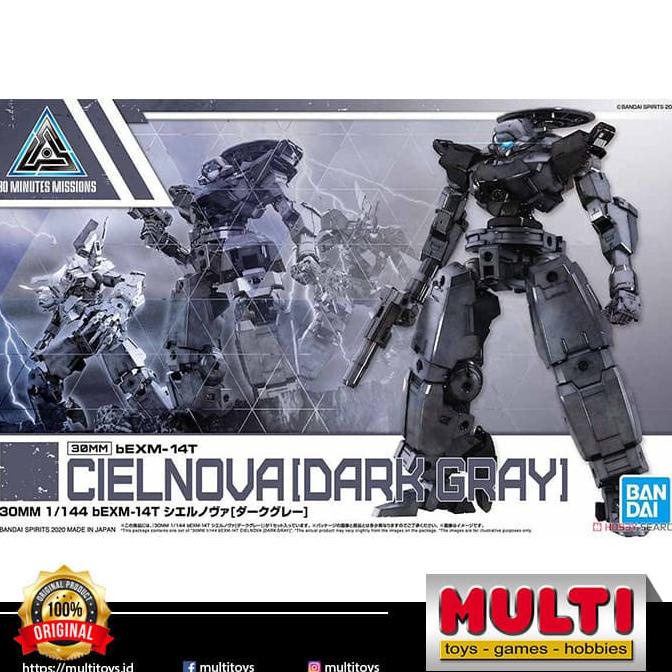 GUNDAM 30MM BEXM14T CIELNOVA D.GRAY 60251 / ORIGINAL / MODELKIT barang ready