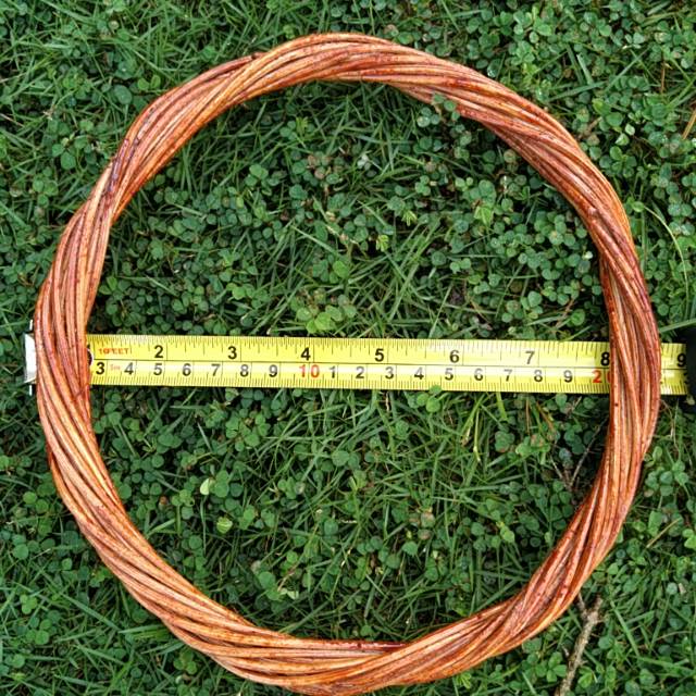 RING ROTAN LINGKARAN D20 WARNA KAYU ROTAN MURAH ring rotan ring rotan dekorasi ring rotan mahar Ring