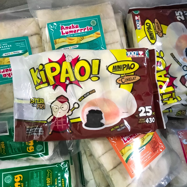 

Kipao Mini Rasa Coklat, Strawberry, Daging Sapi, Kacang Merah, Daging Ayam