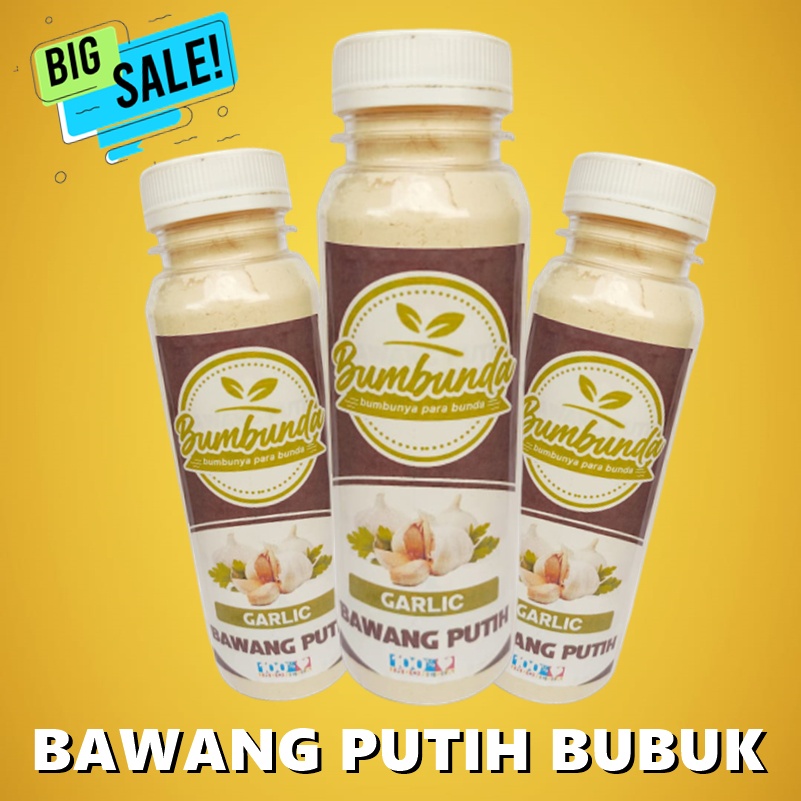 

BAWANG PUTIH BUBUK GARLIC POWEDER BUMBU MASAK DAPUR BUMBUNDA