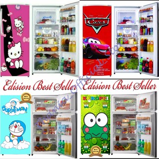  Stiker  Kulkas  1 Pintu Doraemon  Hellokitty Keropi 