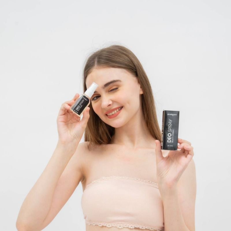 Geamoore Deodorant Spray Deo Spray With Tawas Alami 30 ml Pencerah Penghilang Bau Badan Obat Ketiak Bau Dan Basah Hitam Deodoran Tawas Spray Deospray Parfum Pewangi Ketiak Dan Pemutih Ketiak BPOM Original
