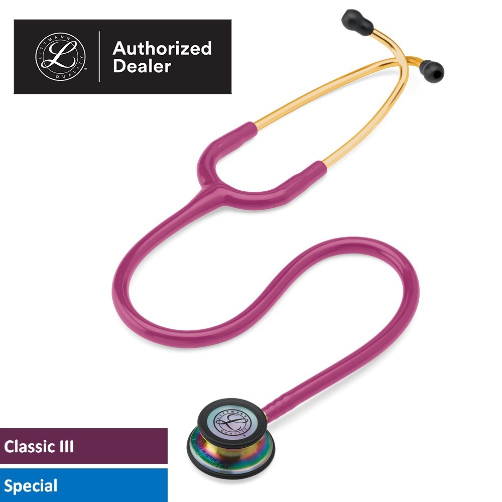 3m Raspberry Tube Rainbow Finish Chestpiece Littmann Classic Iii 5806 3m Littmann Stethoscope Shopee Indonesia