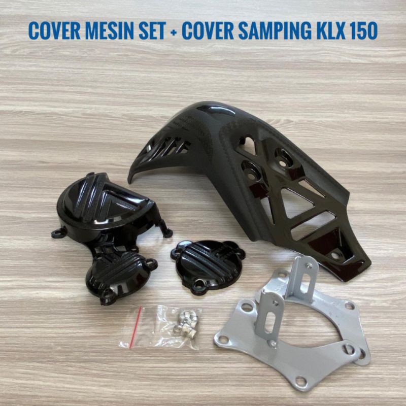 (KLX150)- COVER MESIN +COVER SAMPING KLX150 BF L G S