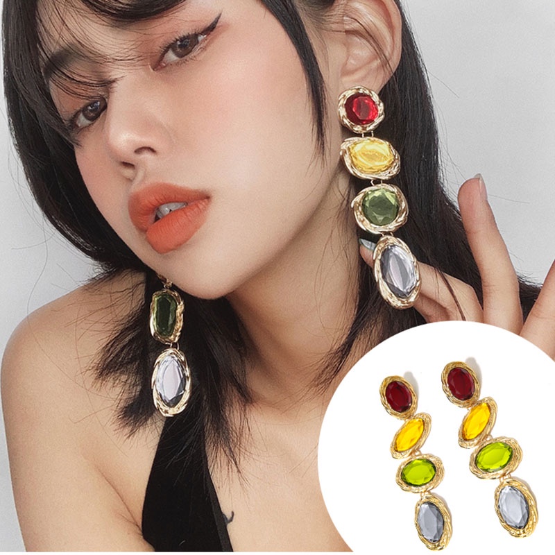 Anting Drop Warna Permen untuk Anting Jelly Wanita