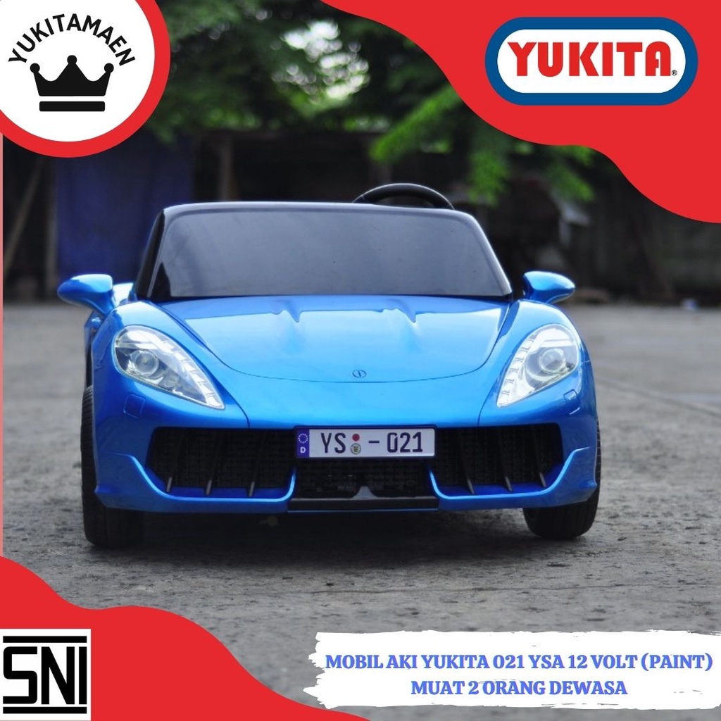 Mainan Mobil Aki Anak Yukita YSA-021 12 Volt (bisa muat 2 orang) - Maenan Anak Murah
