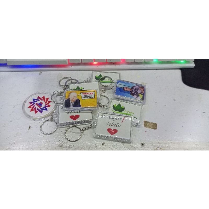 Gantungan kunci Custom - Gantungan kunci Akrilik - Ganci Akrilik - Ganci Custom - Gantungan Kunci Ak