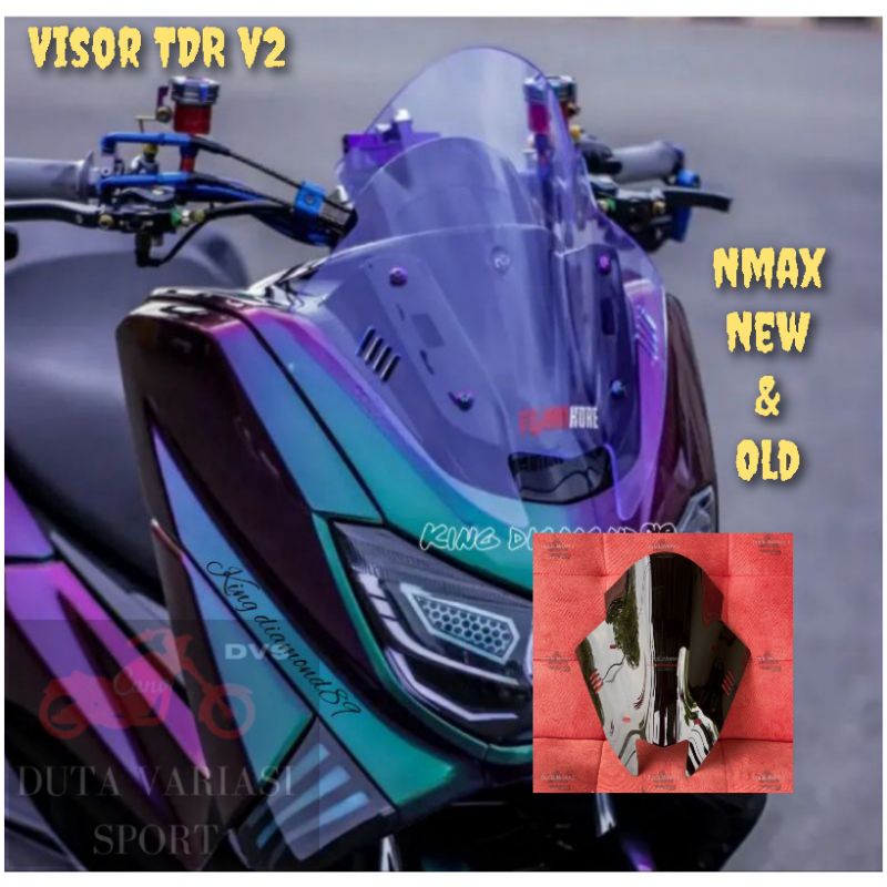 New Visor Windshield Model TDR Sirip Nmax New 2020-2022 Windshield Nmax Old