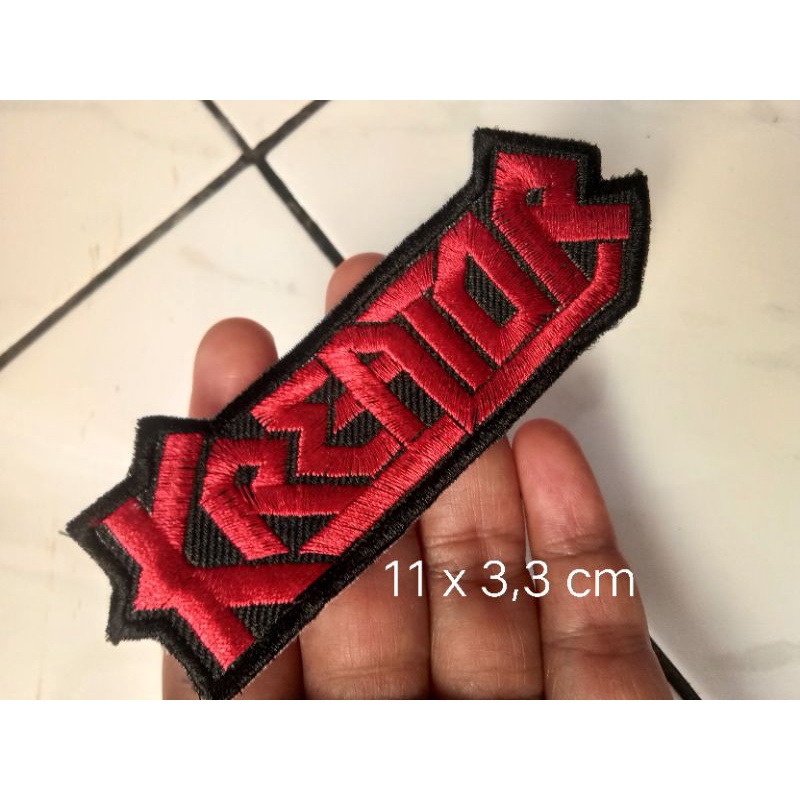 patch bordir kreator  aksesoris fashion tempelan jaket