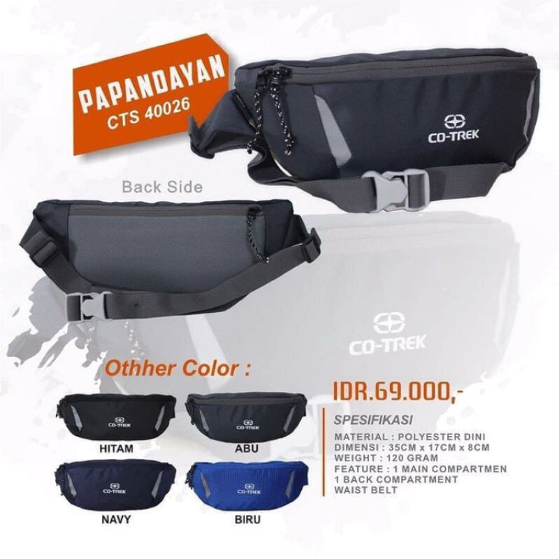 Waistbag Tas Selempang Co-Trek Papandayan