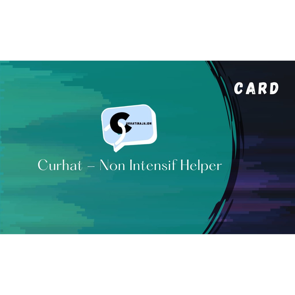 

Mental Health Matters Card FREE Curhat Non Intensif dengan Helper 2 JAM