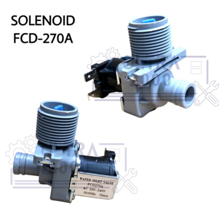 SOLENOID MESIN CUCI / WATER INLET VALVE 90 / SELENOID VALVE / Solenoid Selenoid Selenoit Valve Mesin