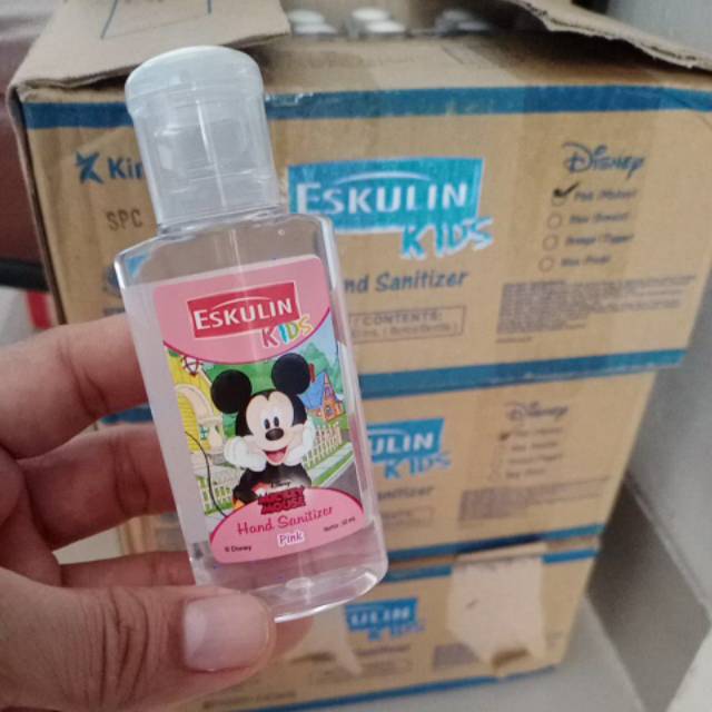 Eskulin kids 50ml hand sanitizer murah ready stock