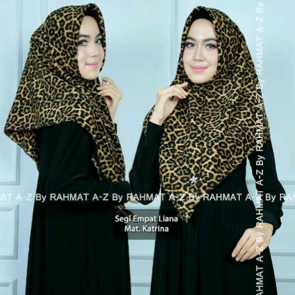 HIJAB SEGI EMPAT LEOPARD JILBAB CANTIKA HIJAB SQUARE KERUDUNG MACAN