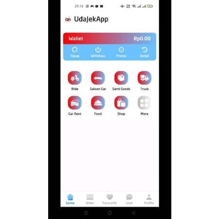 Source code aplikasi ojek online