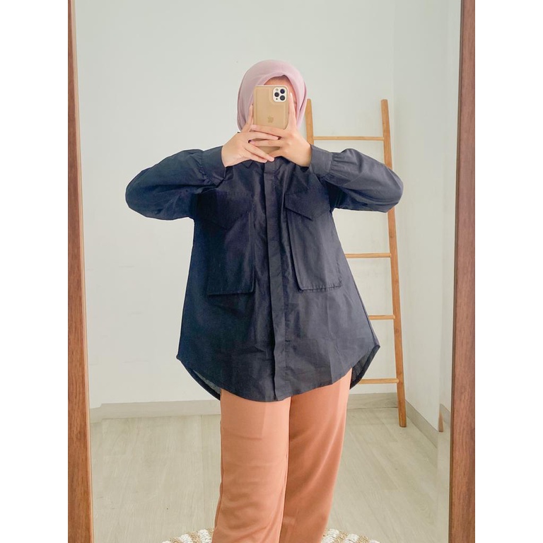 SHALWA BLOUSE - / BLOUSE CANTIK / BLOUSE OVERSIZE / KEMEJA MURAH