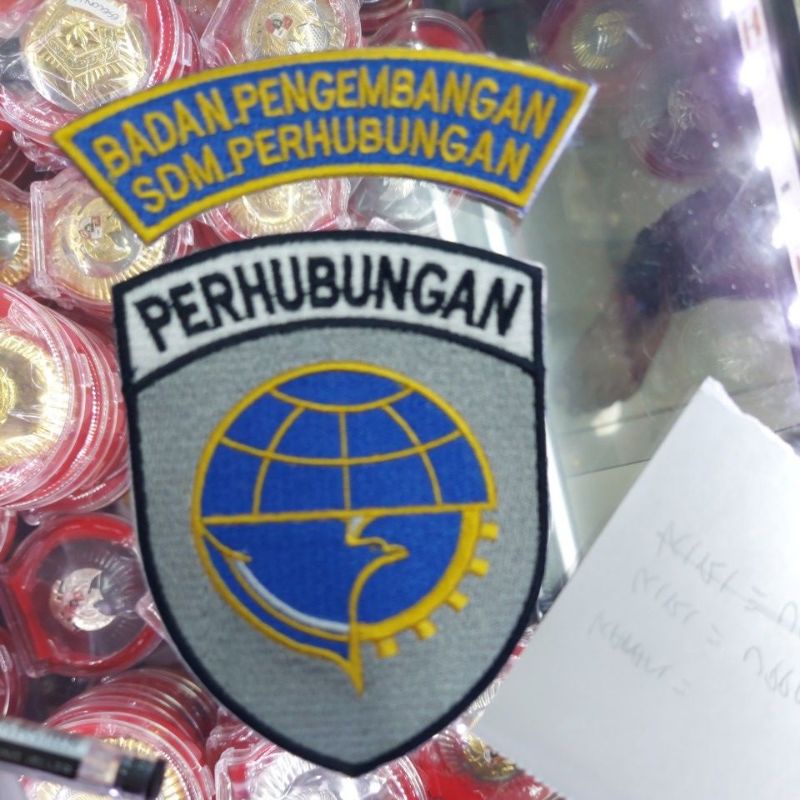 atribut  bordir perhubungan
