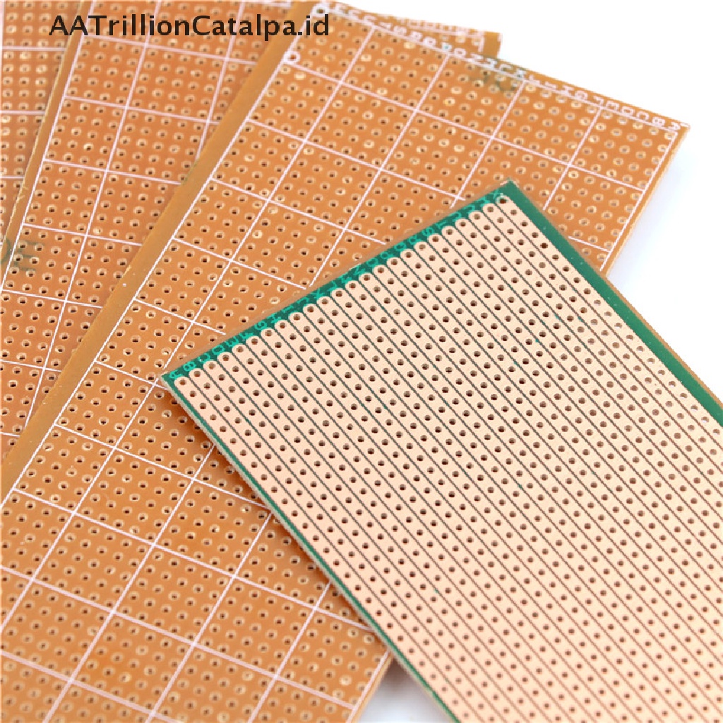 5 Pcs Papan Sirkuit PCB Platine Sisi Tunggal Ukuran 6.5x14.5cm