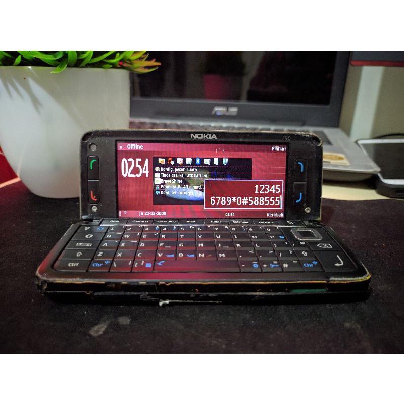 Fleksibel Nokia E90 langka mantan Hp Sultan komunikator