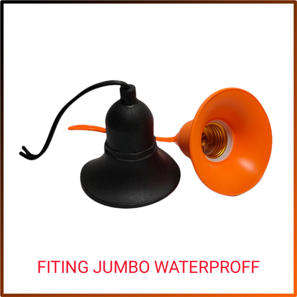 Fiting Lampu Gantung Jumbo Anti Air E27