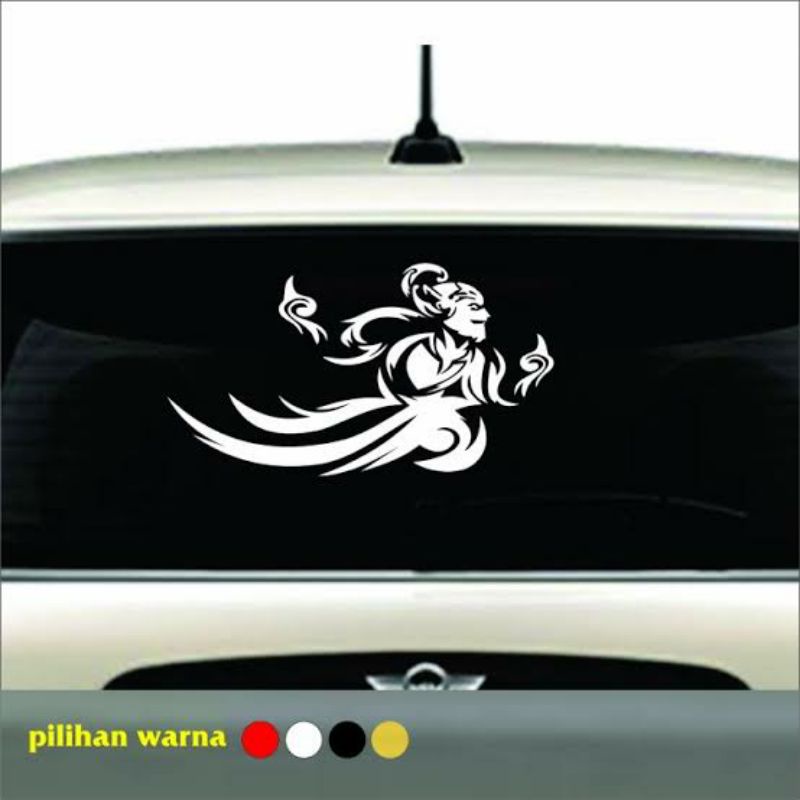 stiker cutting keren paduka sticker WAYANG ANOMAN cocok untuk bodi mobil, kaca mobil, motor, dan lap