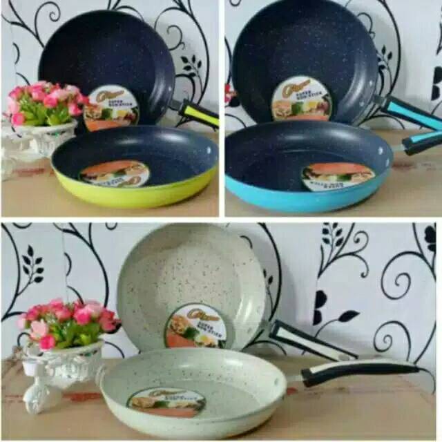 Teflon/wajan Calypso Penggorengan Anti Lengket Tanpa Minyak 24 CM