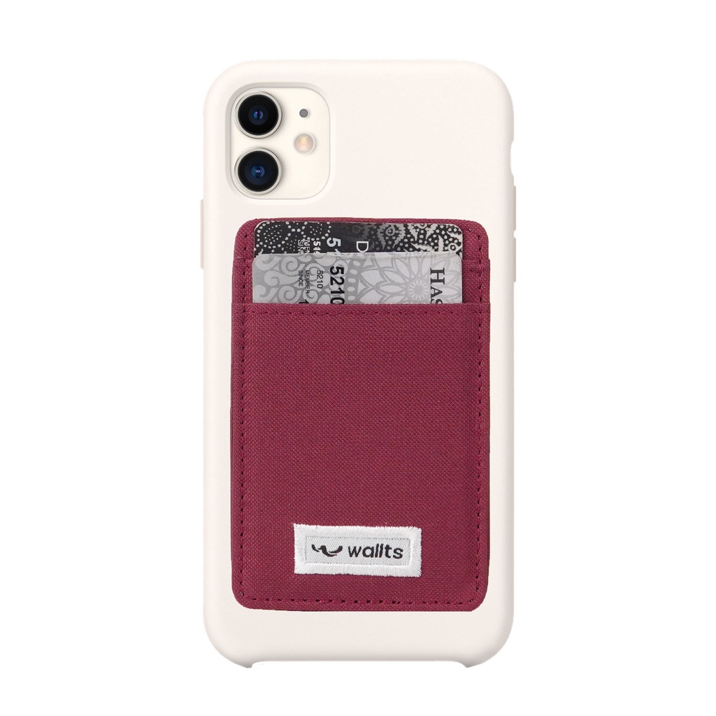 WALLTS Shefa Snap Wallet Dompet Kartu - Maroon