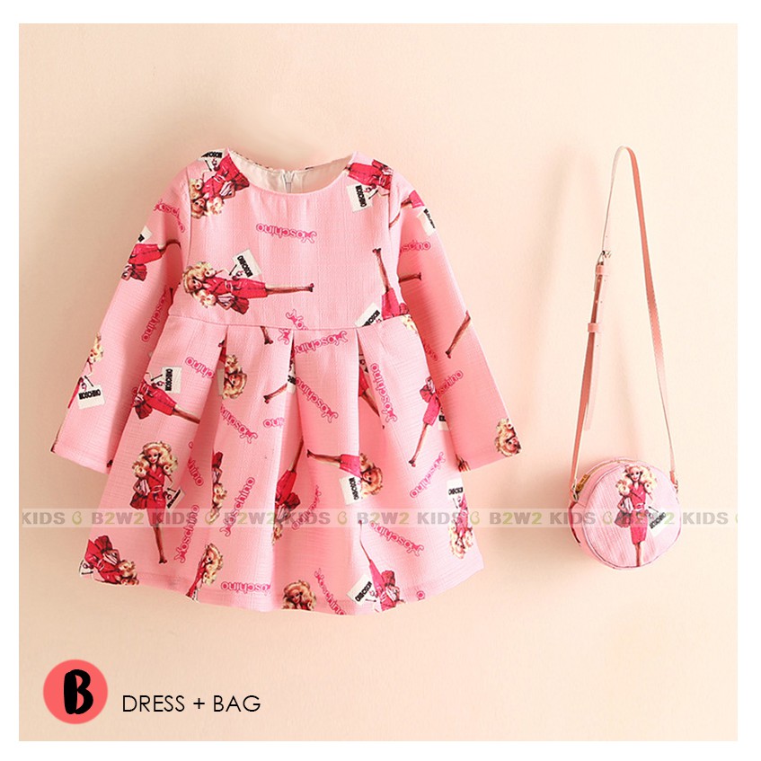 BW DRESS ANAK LONG BONUS BAG TEEN