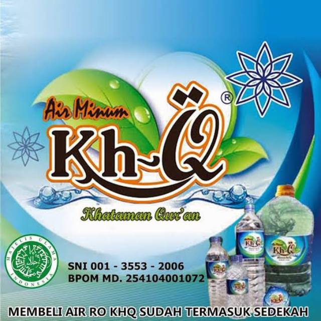 Air Minum KHQ (Air Doa Khataman + Zamzam) / Siap Antar JABODETABEK