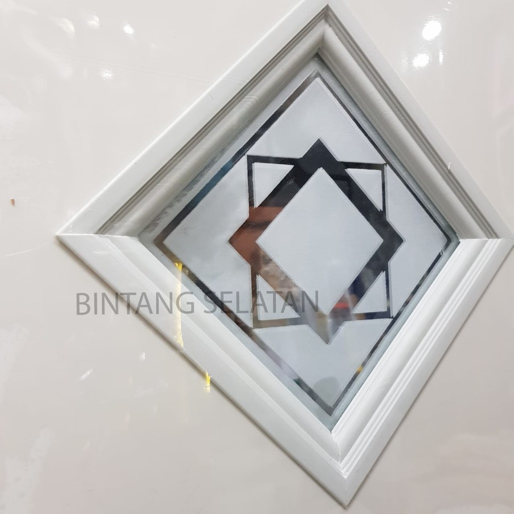 PINTU PVC ROYAL/ PINTU KAMAR MANDI PVC ROYAL RE3G KACA