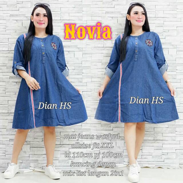 Novia dres jeans pendek