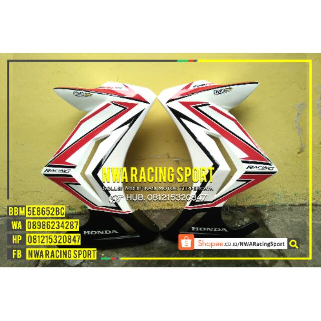Half Fairing Old CB 150 R Putih