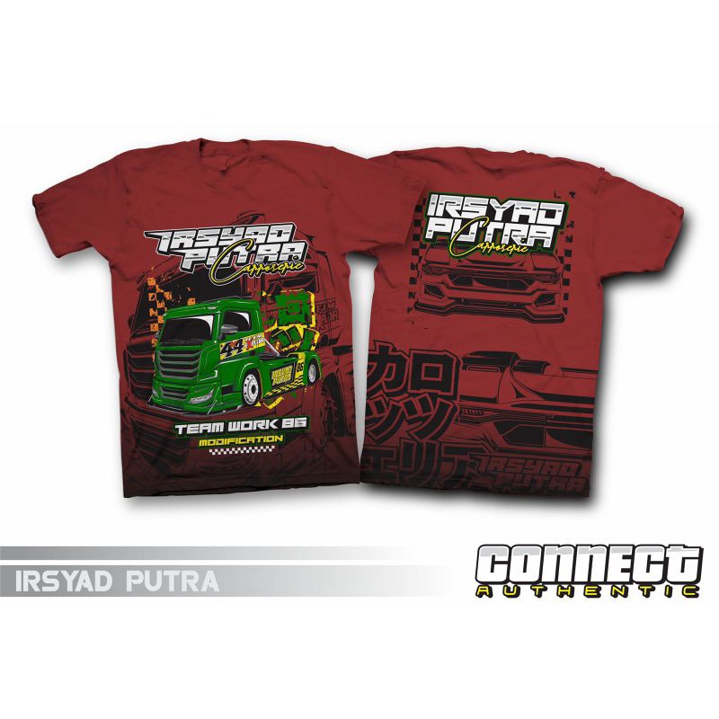 Kaos Dewasa Canter Explore Maroon IRSYAD PUTRA KAROSERI