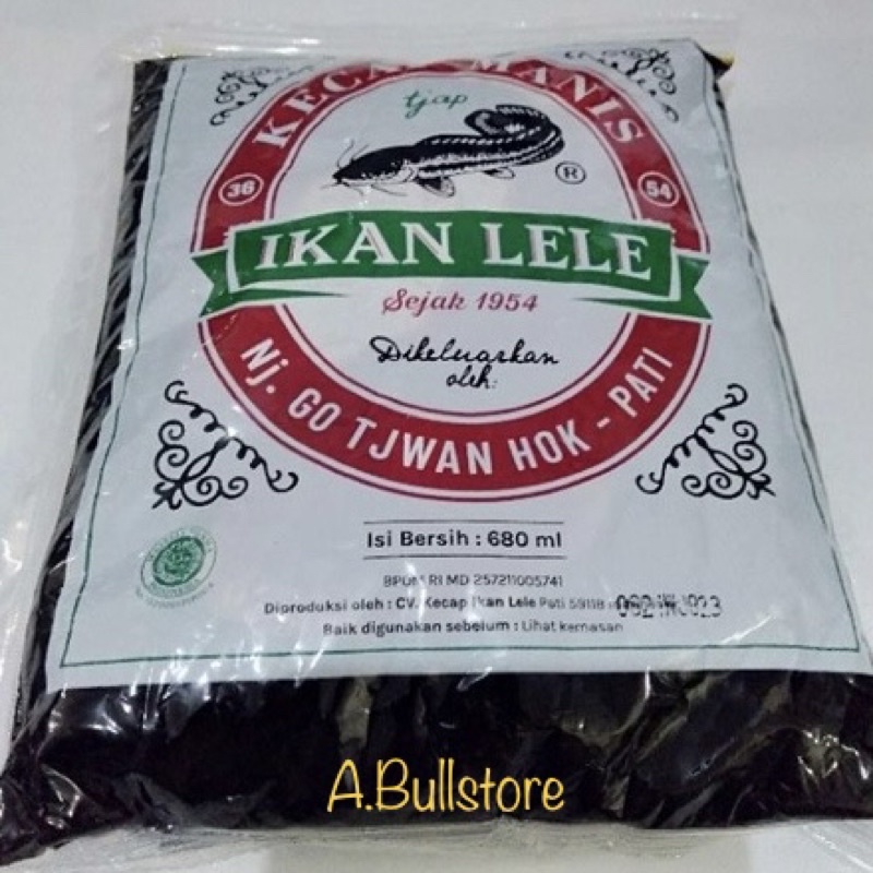 

Kecap Manis Cap Ikan Lele asli Pati (340g&680g)