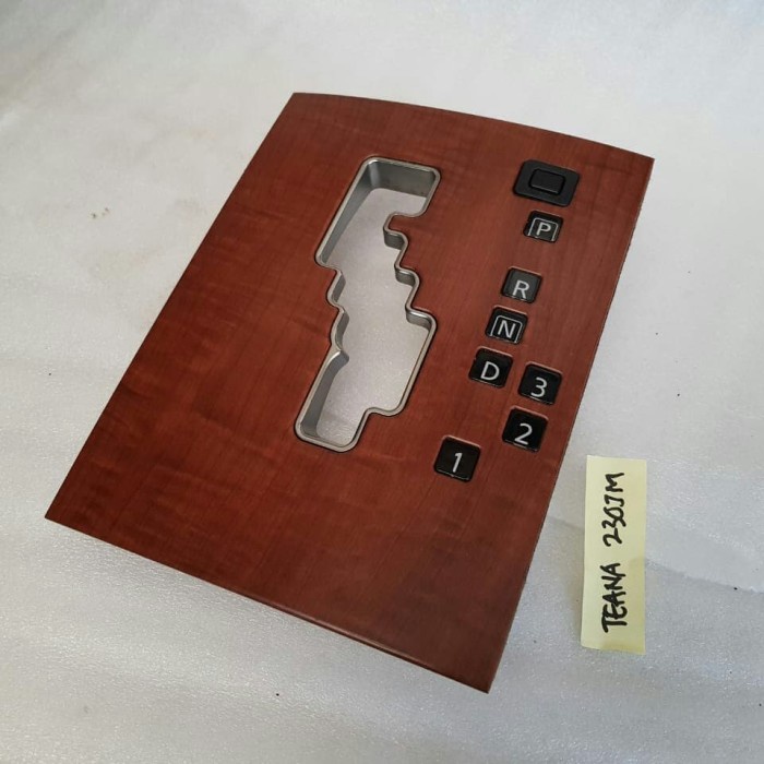 trim wood pad indicator matic Nissan Teana 230JM {Part by BMW Speciall Part}