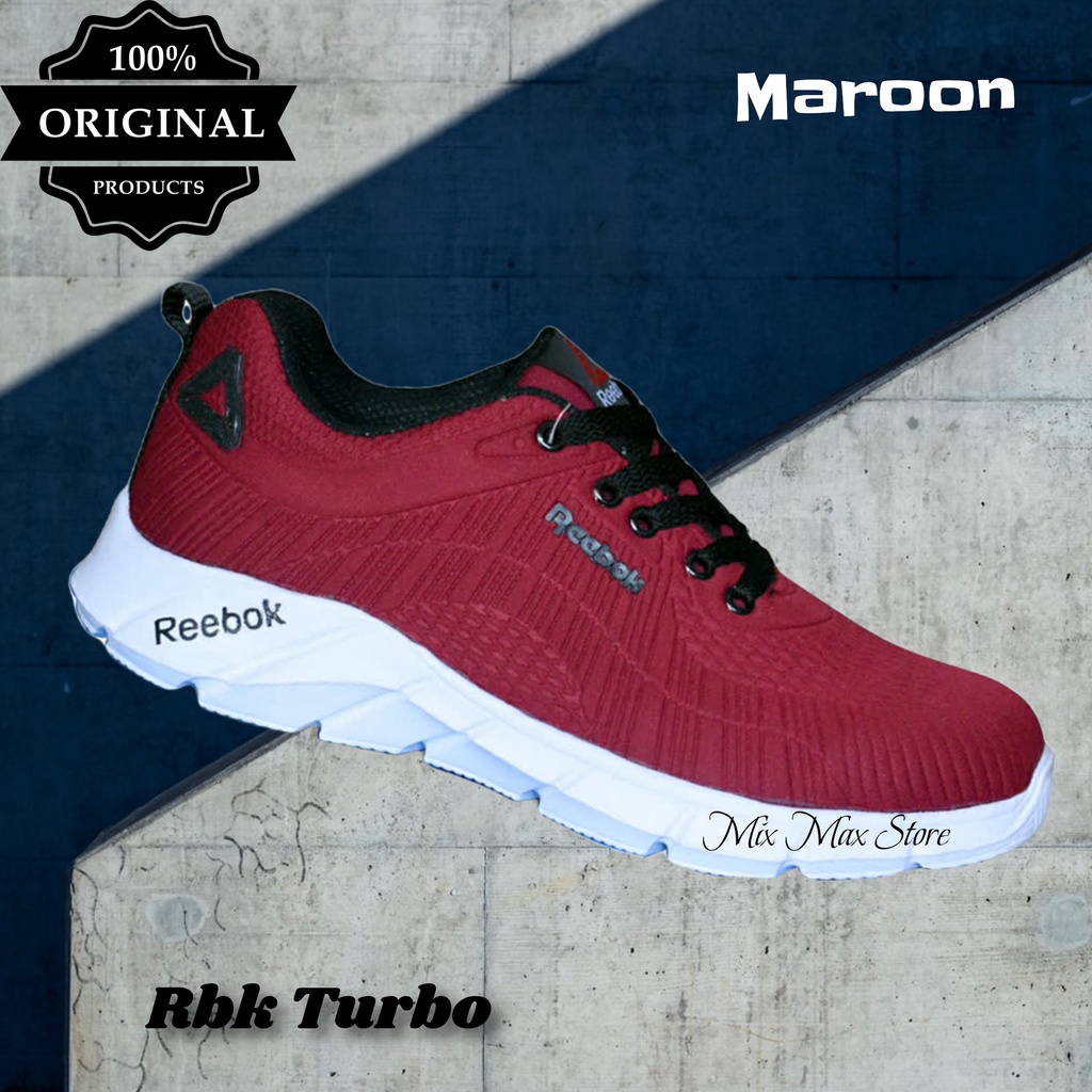 Sepatu sneaker all Rbk_turbo  pria/wanita sport running high quality original import