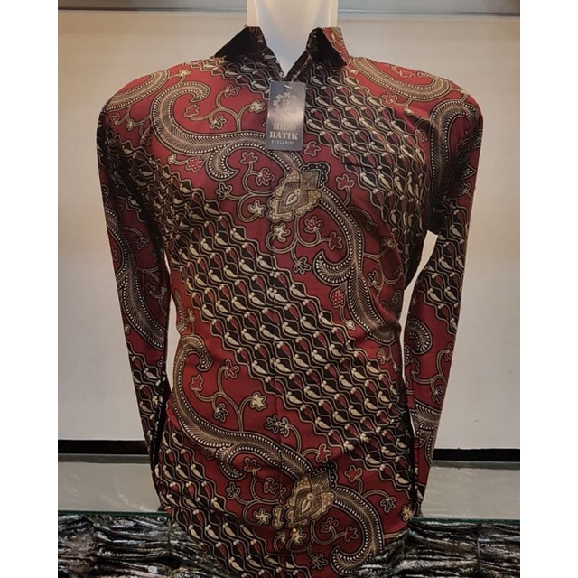 KEMEJA BATIK LENGAN PANJANG FOURING KATUN HALUS PREMIUM SIZE M L XL XXL XXXL SUPER JUMBO MURAH