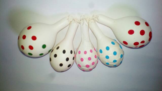 Balon latex polkadot 12&quot;