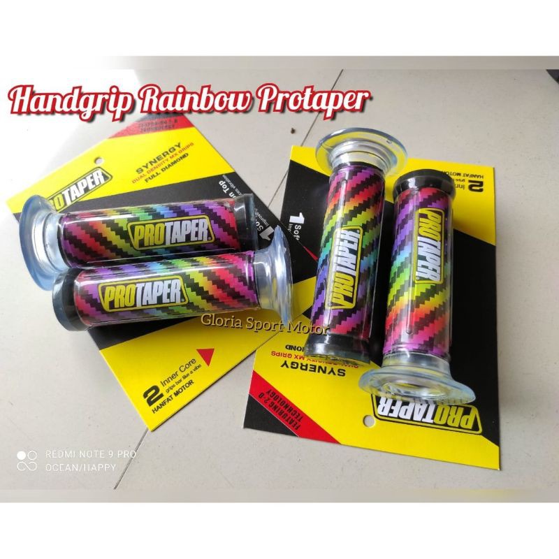 Handgrip protaper pelangi universal / Grip motor twotone