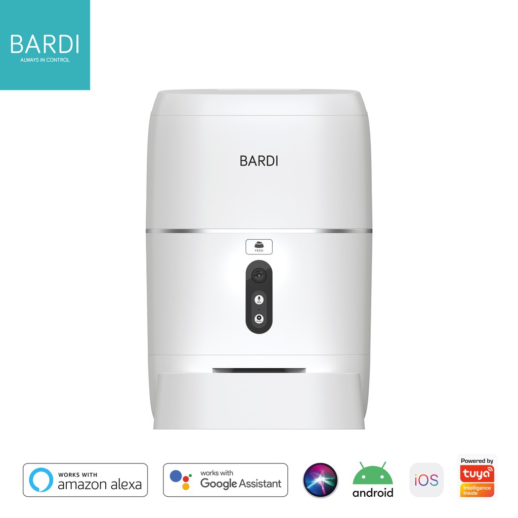 BARDI Smart Wi-Fi Pet Feeder (Dispenser Makanan Anjing/Kucing Otomatis)