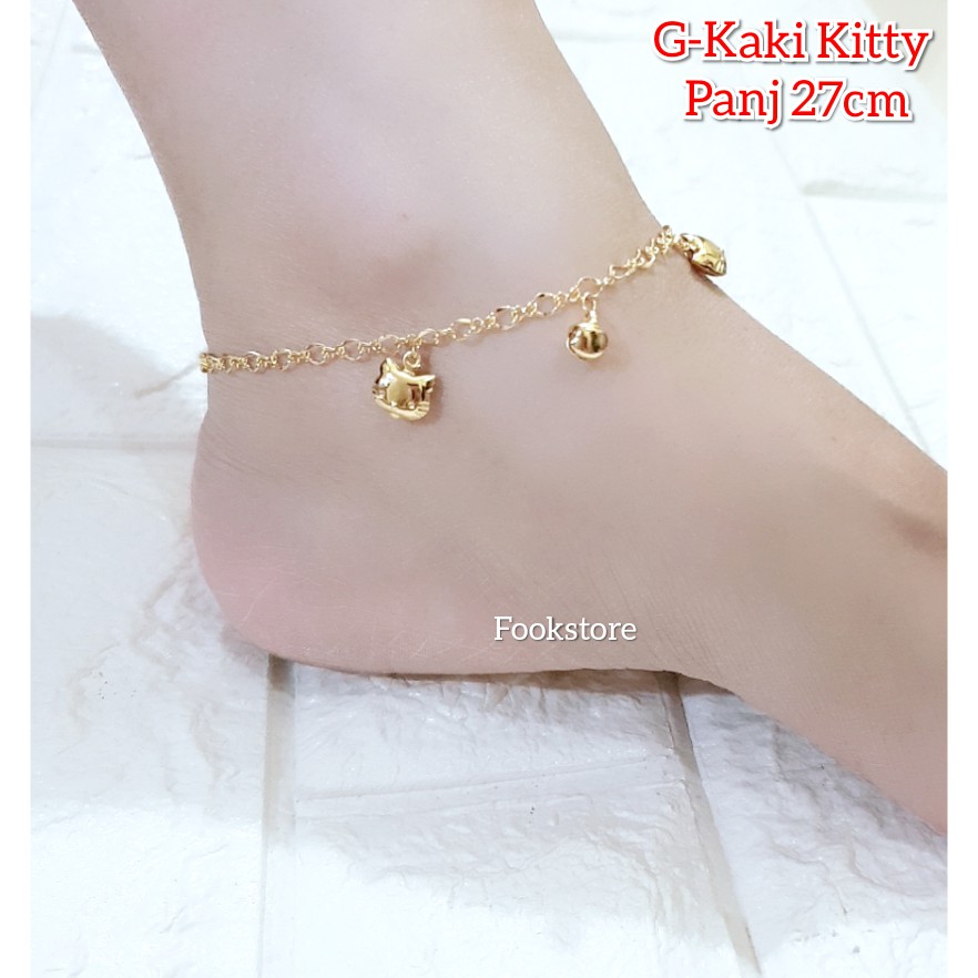 TERLARIS GELANG KAKI DEWASA MODEL KOREA-G-KAKI KITTY