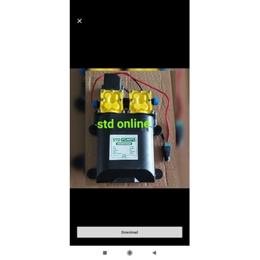 dinamo pompa sprayer tangki elektrik 12v 180w 320psi