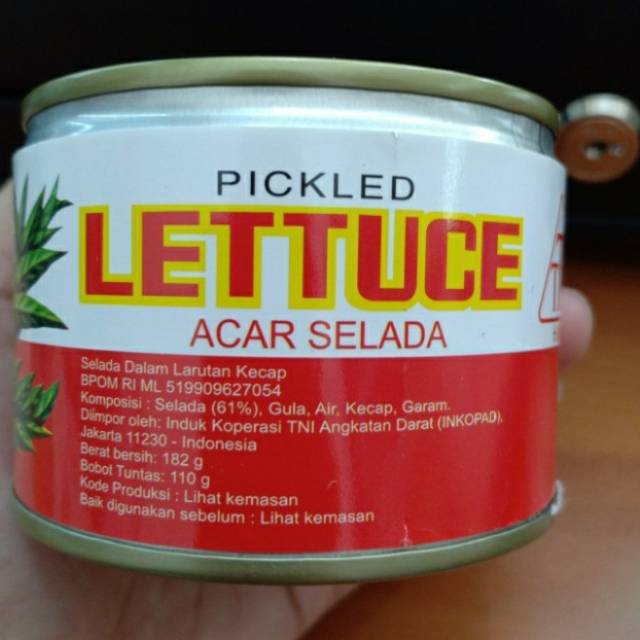 

Pickled lettuce axar selada kaleng