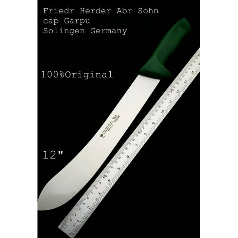 Friedr Herder Abr Sohn cap Garpu 12" made in Solingen Germany