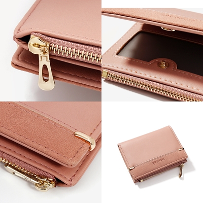 Dompet Lipat Mini Bahan PU Taomicmic Dompet Wanita Dompet Import