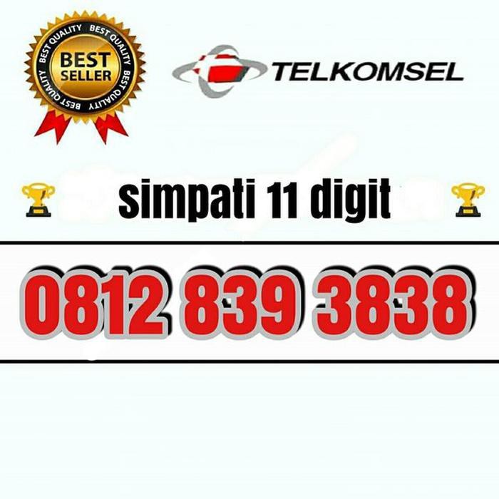 Promo Telkomsel simpati 11 digit nomor rapi 0812 839 3838 perkakas Diskon