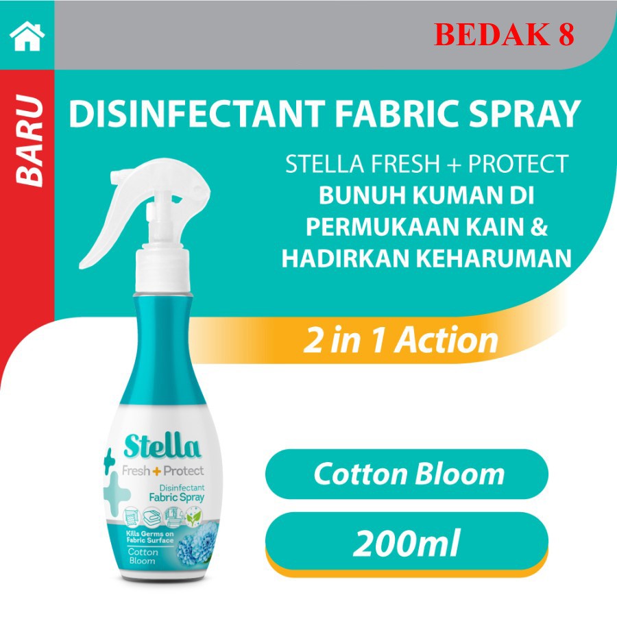 Disinfektan Fabric Spray Stella Fresh &amp; Protect 200 ml