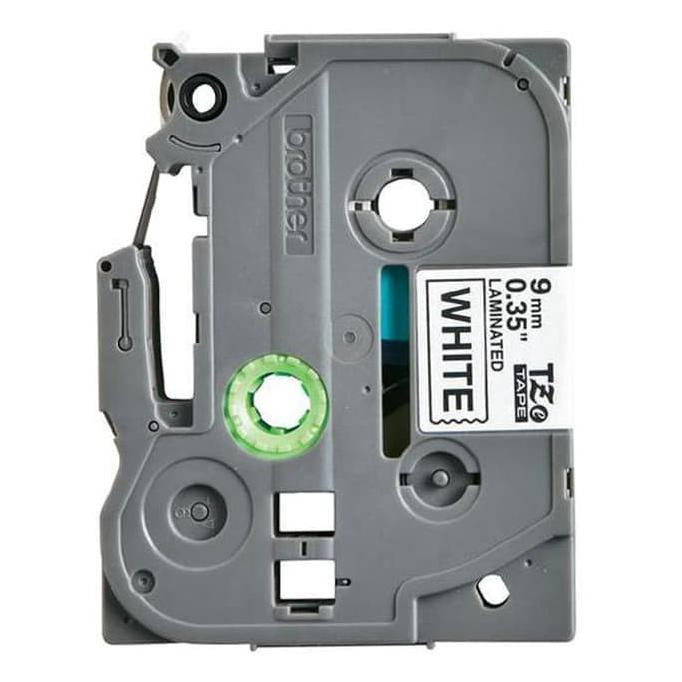 

BARANG BARU Brother Printing print putih hitam Label Tape TZE-221 9mm Black On Whi