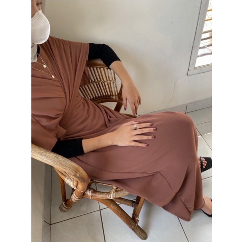 CELYN LONG DRESS MATT CERUTY PREMIUM 2 LAYER